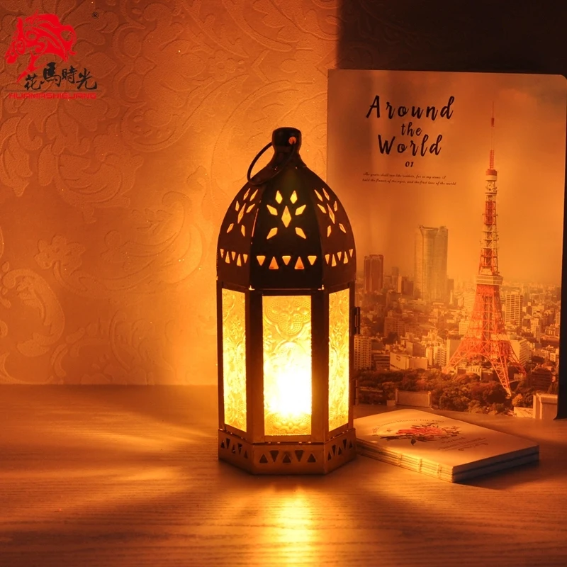 Золотые марокканские подсвечники скандинавские искусственные