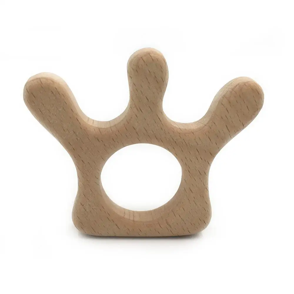 C053 Beech Wood Прорезыватель Мультяшные деревянные животные Детский Прорезыватель игрушка безопасный новорожденный дети Прорезыватель игрушки Жевательная из силикона бусы Товары для малышей - Цвет: C053