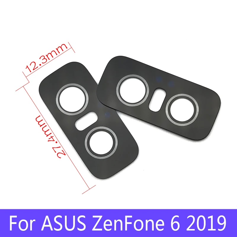 1 шт. стеклянный объектив задней камеры для ASUS ZenFone 6 2019 Замена|Корпусы и рамки