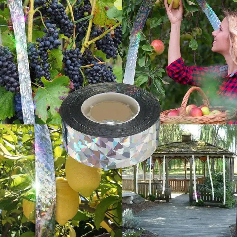 Птица напугать ткани голографической репеллент дизайн Двусторонняя