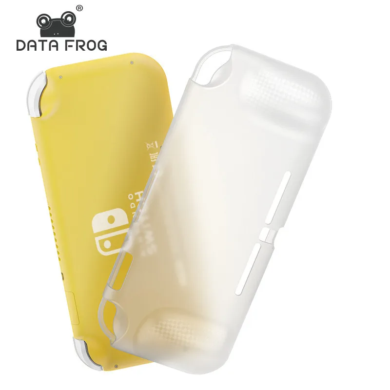Мягкий силиконовый чехол DATA FROG для консоли Nintendo Switch Lite прозрачный