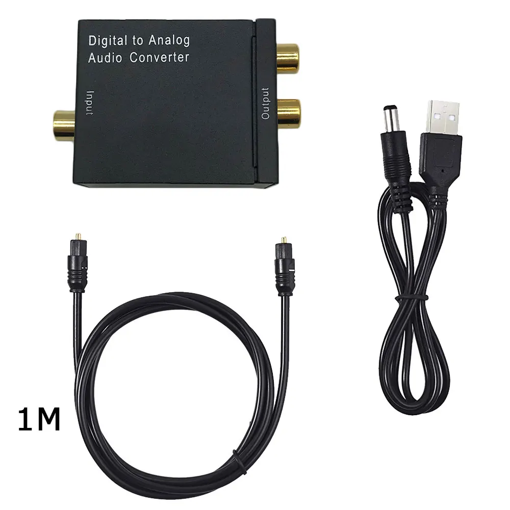 No Pluggable headset SPDIF Toslink оптический цифровой стерео аудио коаксиальный сигнал в аналоговый конвертер ЦАП Джек 2* усилитель RCA декодер адаптер - Цвет: No Pluggable headset