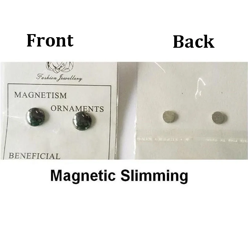 1 пара магнитных сережек для похудения пластырь потеря веса ювелирные изделия