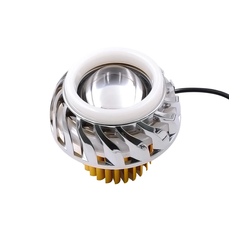 

Hi/Lo Beam Super Bright Motorcycle LED Headlight 12V-85V LED Fog Spot Head Light B36B