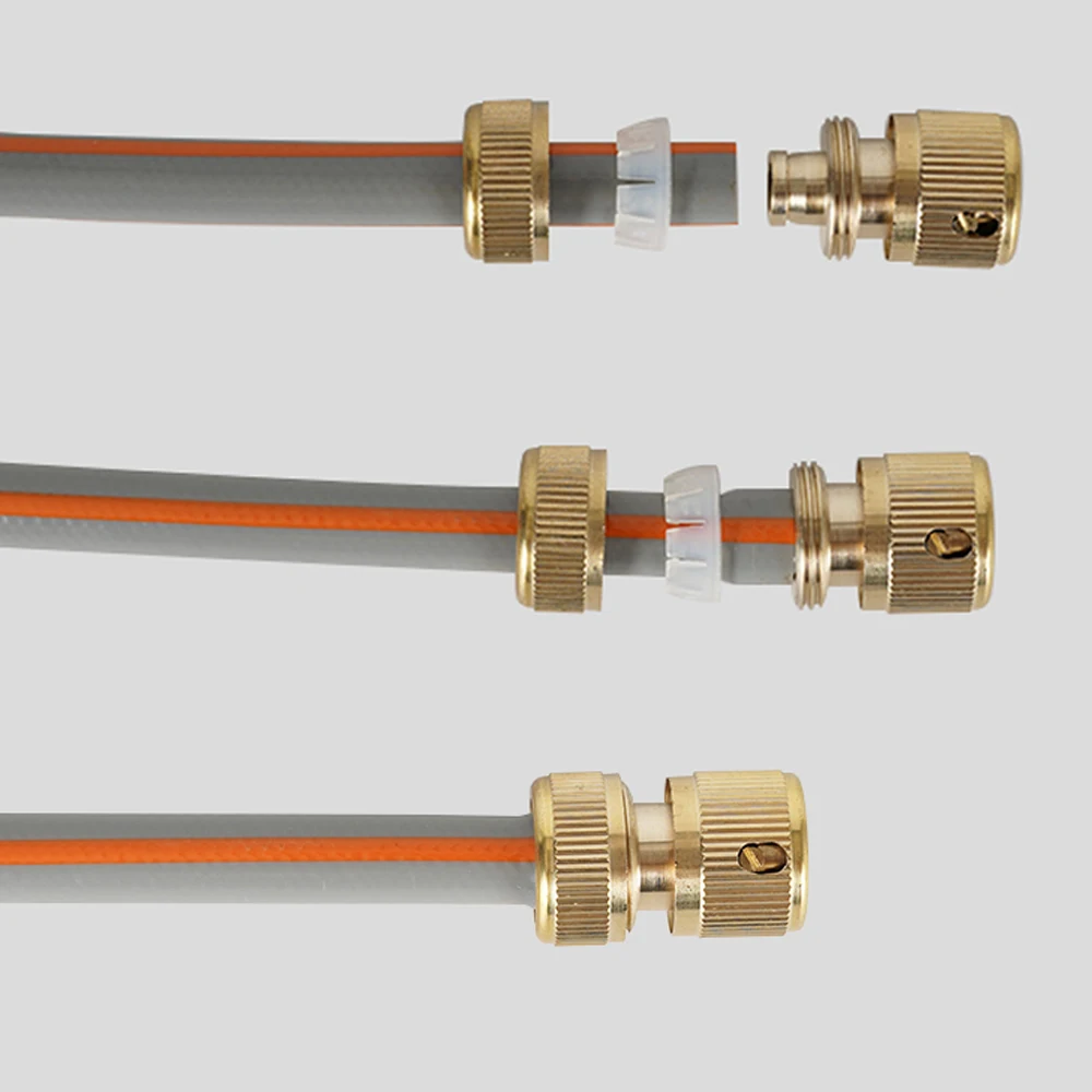 1 шт. латунный быстрый соединитель садовый шланг для полива Адаптер шланга кран