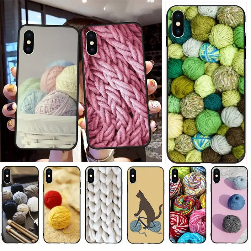 

Sewing Knitting Crochet Phone Case Phone Case For iPhone 6 7 8 Plus 11 12 ProMax X XR XS SE Max Back Cover