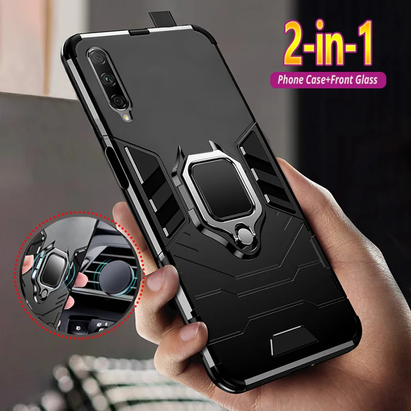 Армированный чехол для Huawei Y8P, Y7P, Y6P, Y5P, Y9S, Y8S, Y6S, Y9, Y8, Y7, Y6 Pro, Y5 Prime 2018, 2019, 2020, противоударный Гибридный чехол для телефона