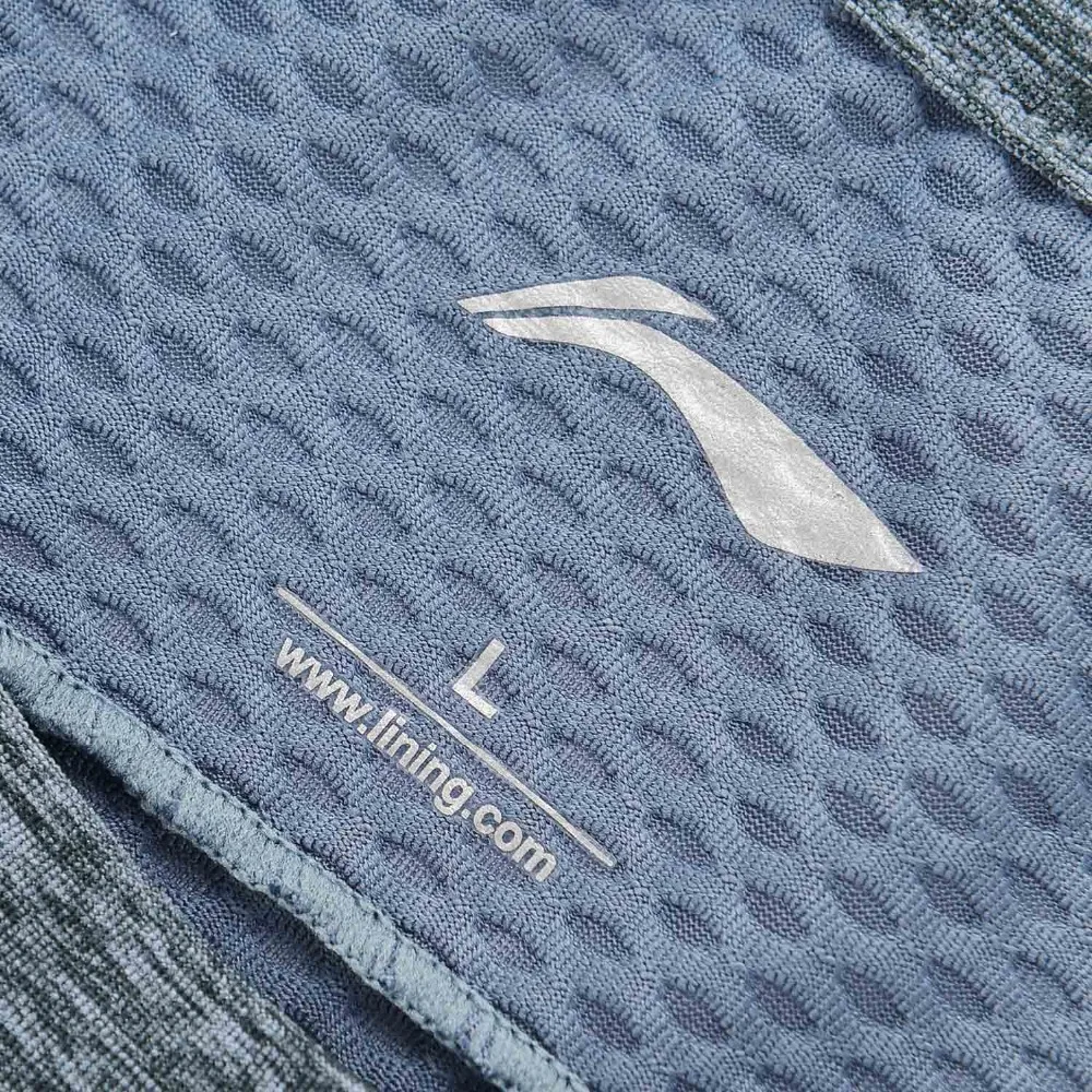 Мужская Тренировочная футболка Li-Ning базовый слой облегающая дышащая Спортивная