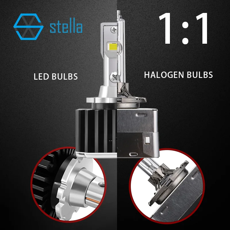 Комплект светодиодных фар Stella D1S D2S D4S CanBus D1R D2R D3R D4R D5R D8R светодиодный ные лампы под
