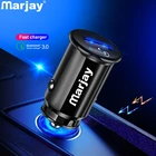 Автомобильное зарядное устройство Marjay 3,0 А, быстрая зарядка, быстрое зарядное устройство USB для iphone, Samsung, Xiaomi, Huawei, автомобильное зарядное устройство QC3.0