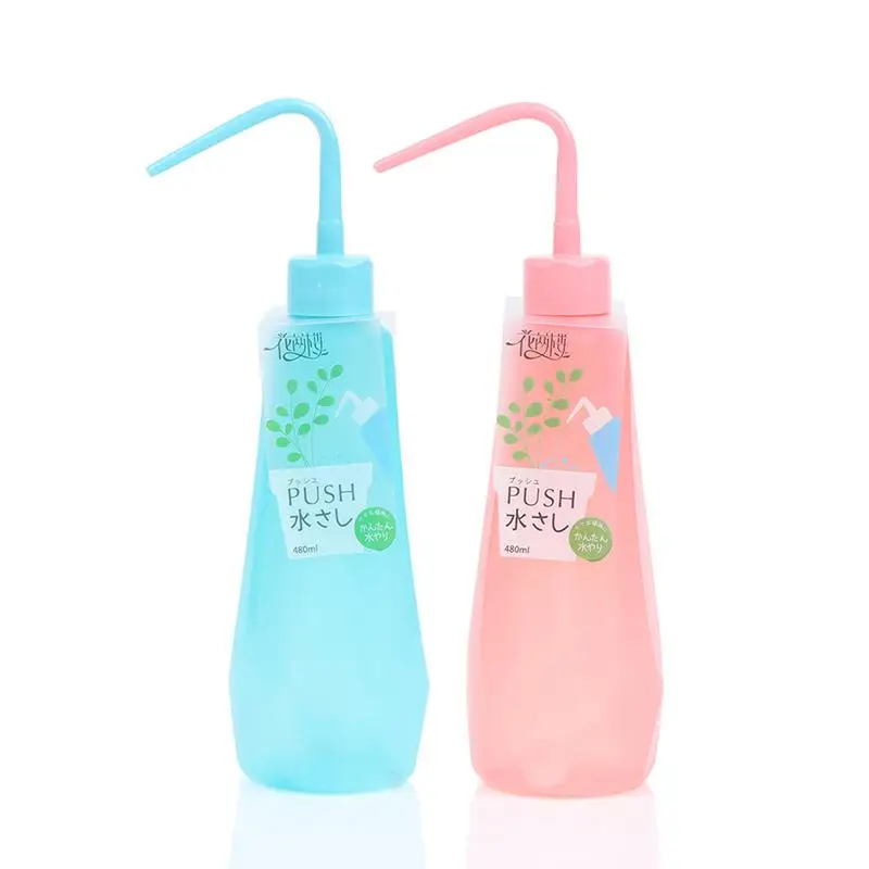 

1pc Watering Can Squeeze Bottles Water Beak Pouring Kettle Tool 480 ML