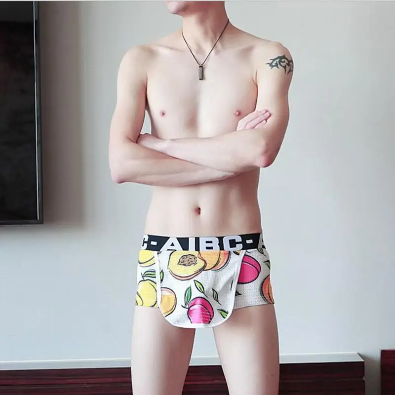 Нижнее белье aibc мужские шорты боксеры s Дышащие Модные молодежная одежда|Мужские