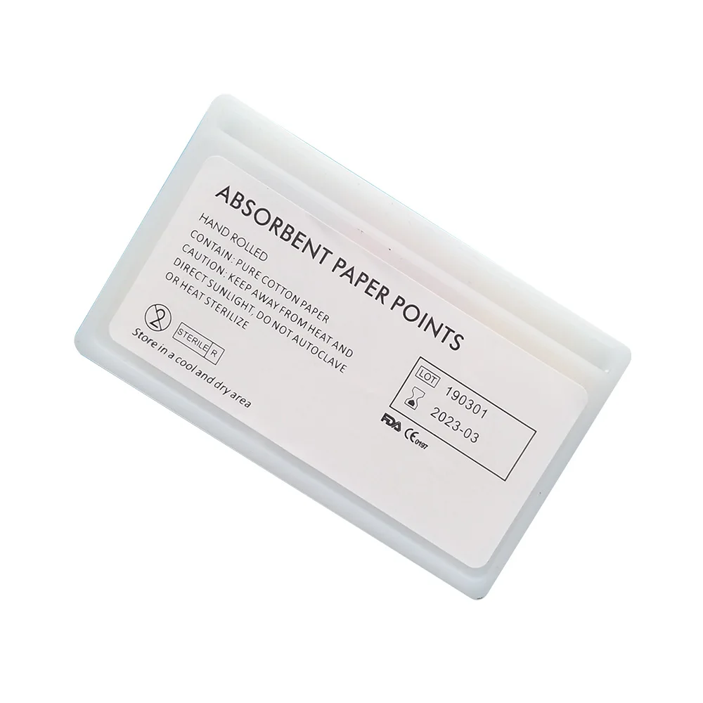 F1 F3 стоматологические абсорбирующие бумажные точки из чистого хлопка