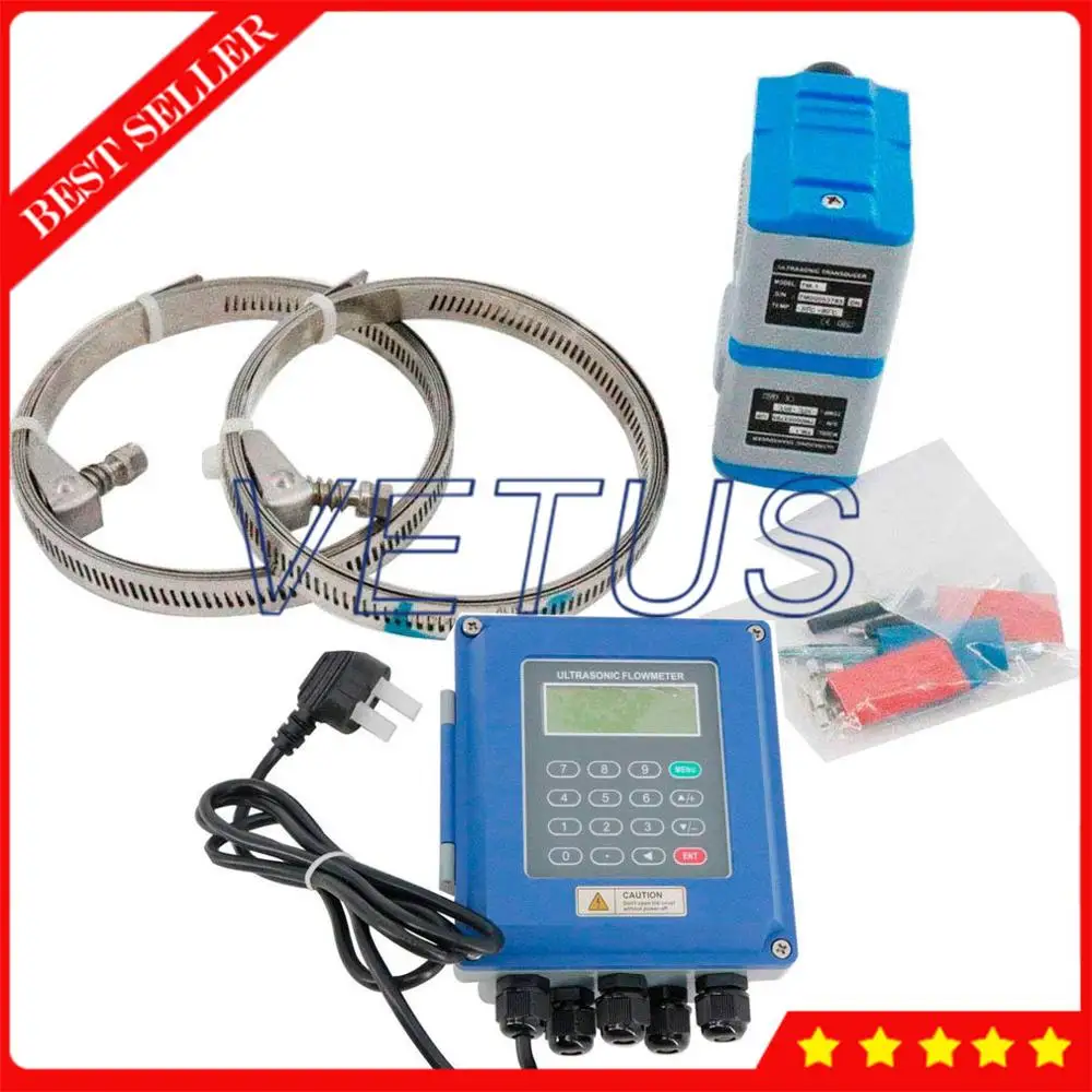 

Ultrasonic Flow Meter TUF-2000B Medium Size TM-1 Transducer DN50mm-DN700mm Wall Mounted Type Liquid Flowmeter