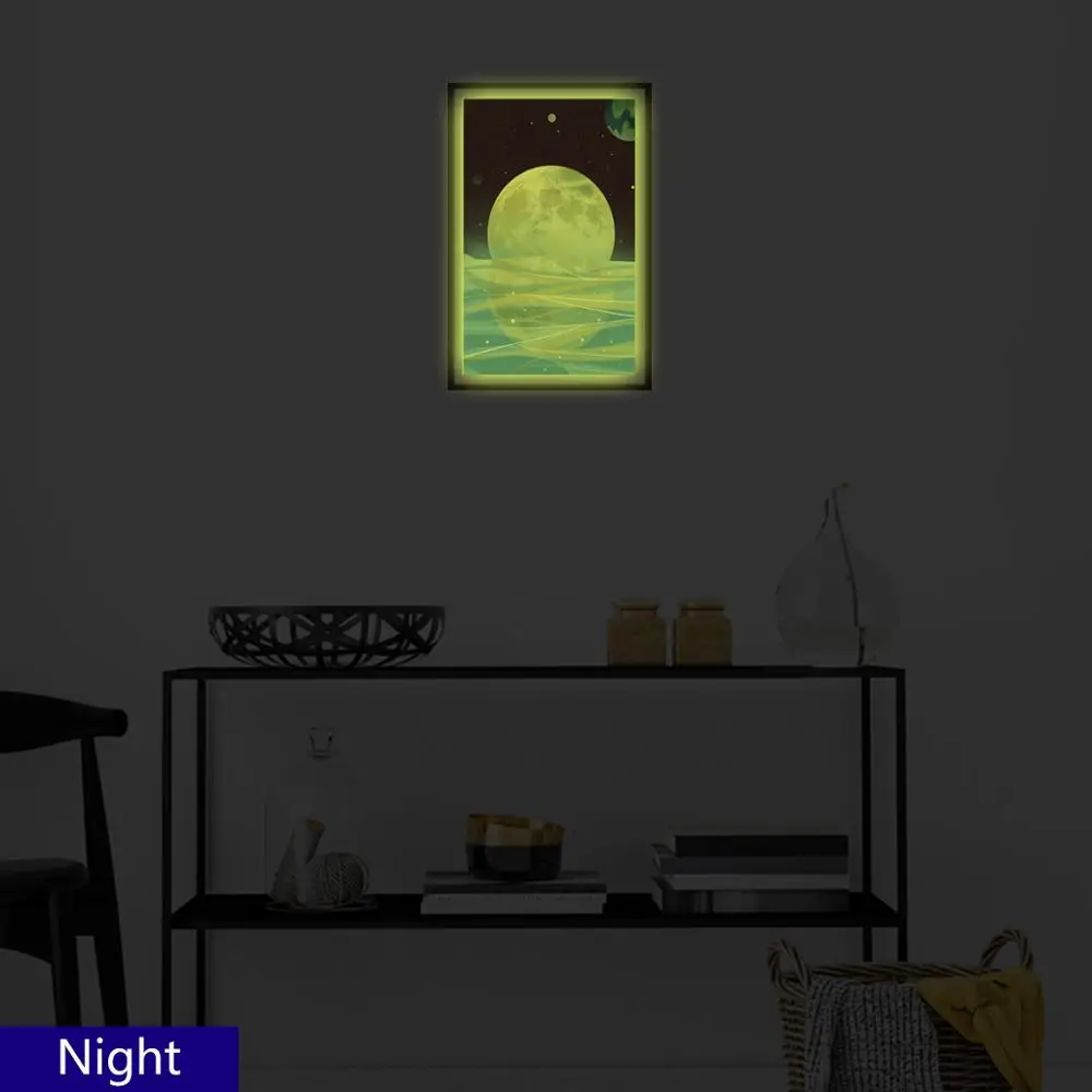 Новинка звездное небо лунный свет украшение для гостиной спальни светящиеся