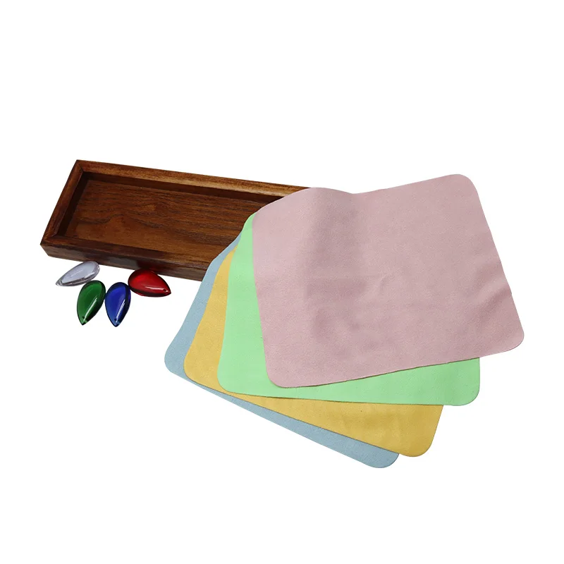 

High Quality Suede Glasses Cleaner 150 * 175mm Glasses Cleaning Cloth For Lens Mobile Phone Screen Cleaning Cloth