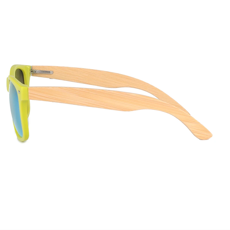 

BOBO BIRD Womens Mens Bamboo Wood Sunglasses With Coating Mirrored UV 400 Protection Lenses in Wooden Box Custromized Logo