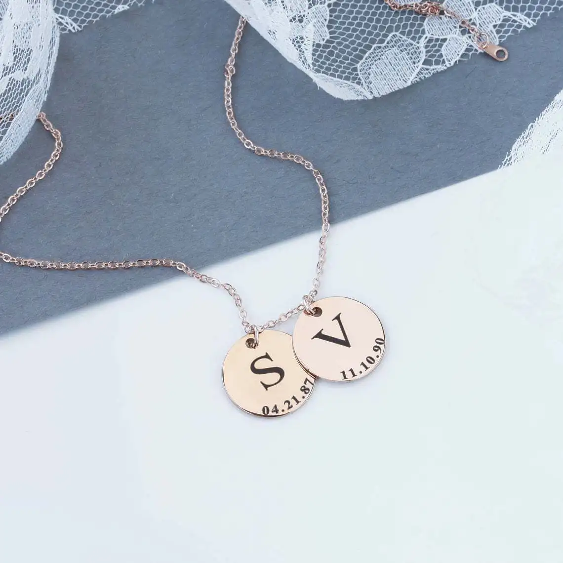 

Necklace For Women Stainless Steel Necklace With Initial Stainless Steel Initial Necklace Pendant Fashion Jewelry For Women Gift
