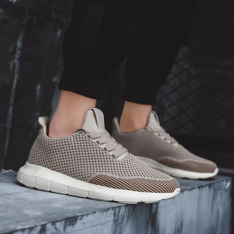 Новинка мужские кроссовки Повседневная обувь унисекс для взрослых дышащая