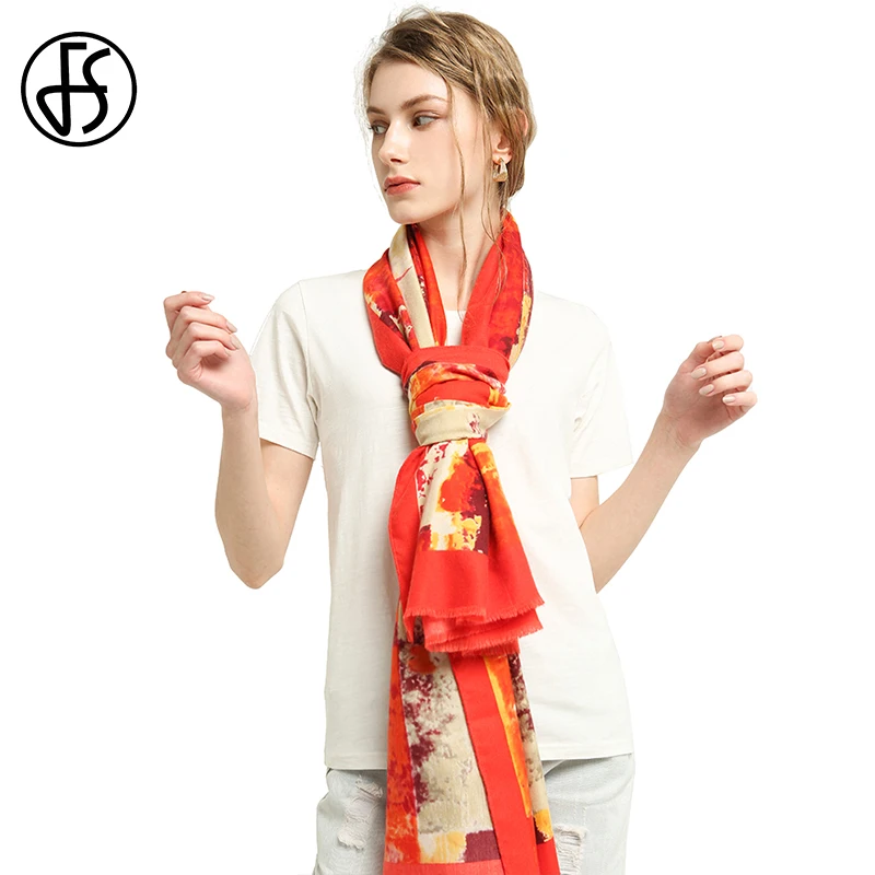 

Шарф женский из сатина, двусторонний, с принтом граффити