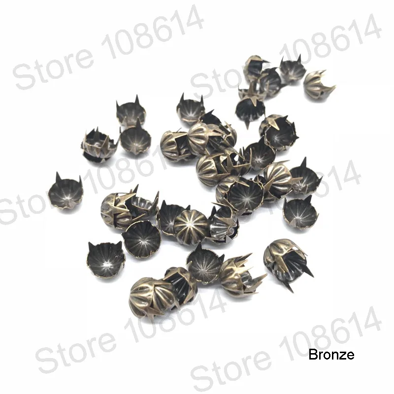 Diy ремесло чокер украшение аксессуары шипы заклепки для одежды 4 когтя