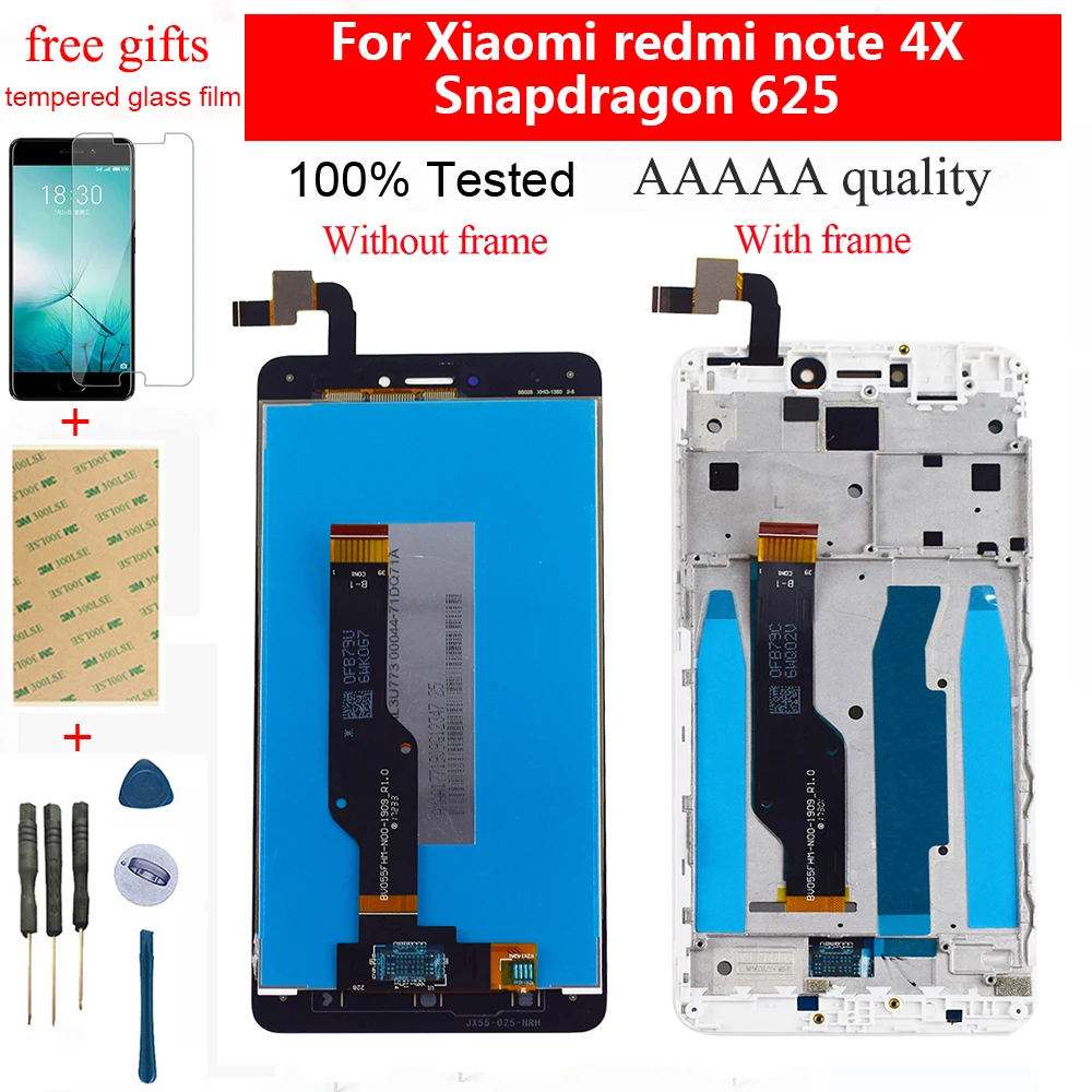 Для Xiaomi redmi note 4X ЖК дисплей кодирующий преобразователь сенсорного экрана в сборе