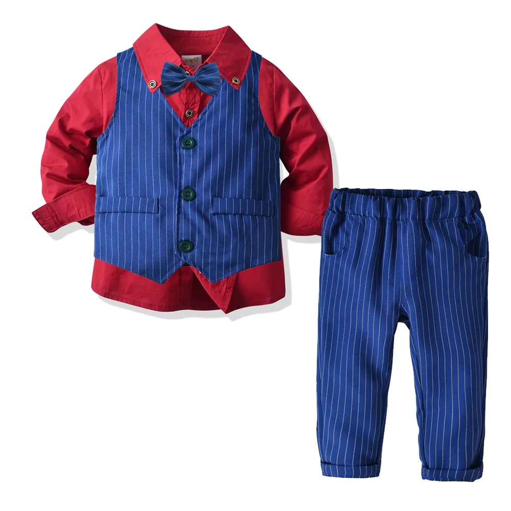 

Свадебные костюмы для мальчиков праздничная одежда без рукавов в полоску; Хлопковый Детский костюм для мальчиков на свадьбу костюм для мальчика; Детский Блейзер; Наряды для маленьких мальчиков детская одежда на возраст от двух до семи лет, комплект