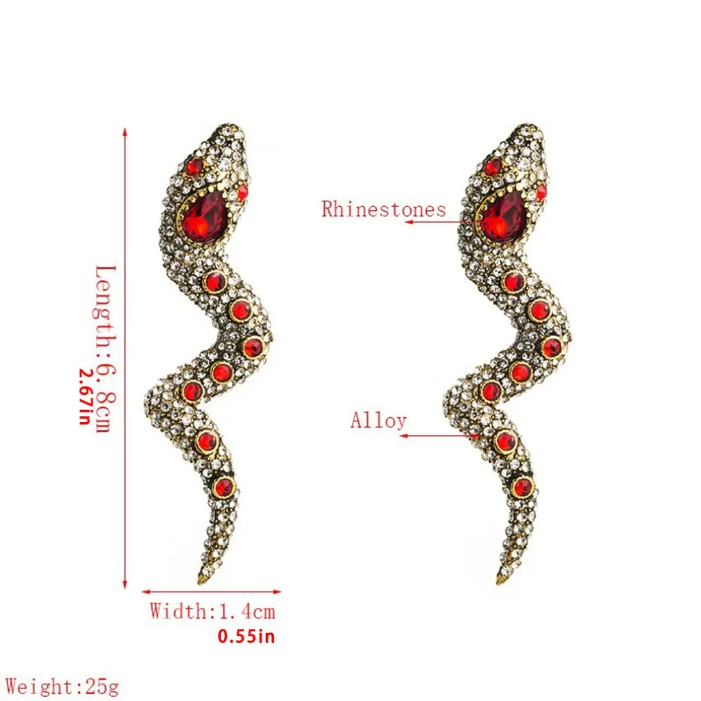 

Trendy Vintage Snake Shape Dangle Earrings For Women Girl Retro Drop Earrings Cute Small Object Earring Jewelry