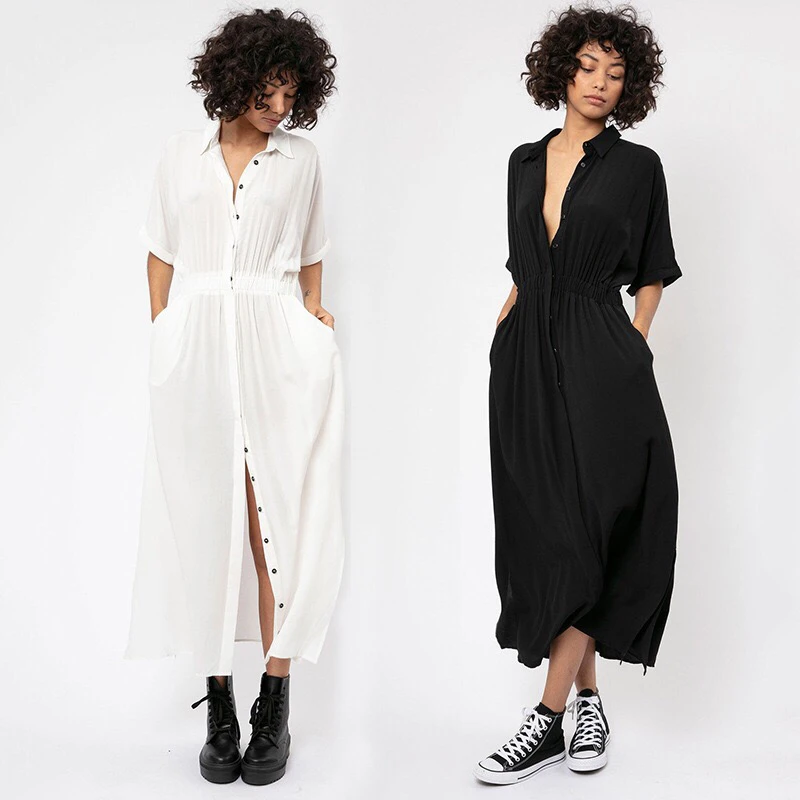 

Хлопковый пляжный кафтан, бикини, накидка, пляжная одежда, кимоно, Verano, длинное платье на пуговицах