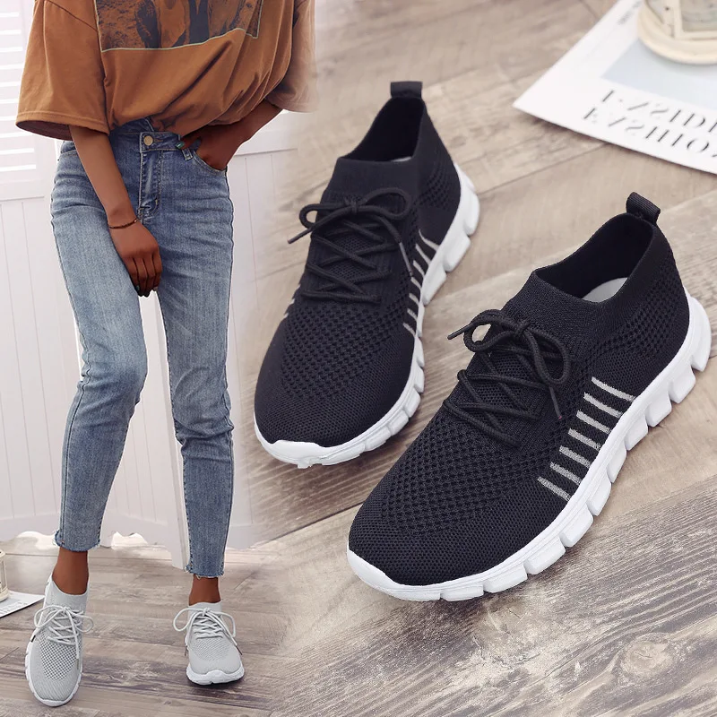 

Running Shoes Ladies Breathable Casual Shoes Outdoor Lightweight Sports Shoes Casual Walking Platform Ladies Casual Sports Shoes