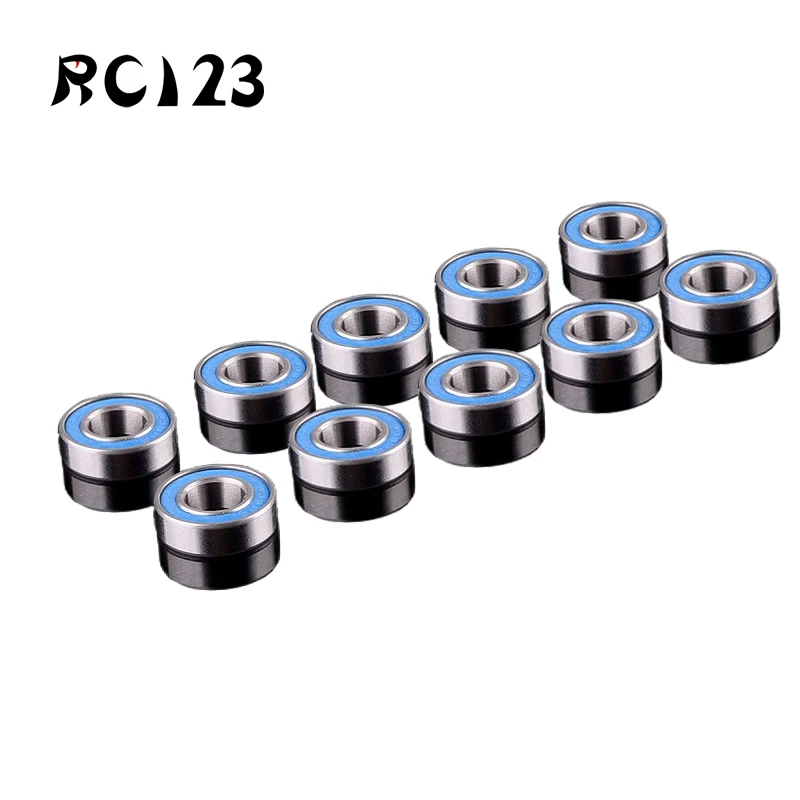 Синий резиновый подшипник 8*16*5 мм металлический герметичный Шариковый