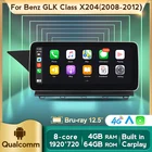 Автомобильный радиоприемник MSM 8953, Восьмиядерный процессор Snapdragon 625, мультимедийная навигация для Mercedes Benz GLK Class X204 2008-2012 NTG 4,5 4,0