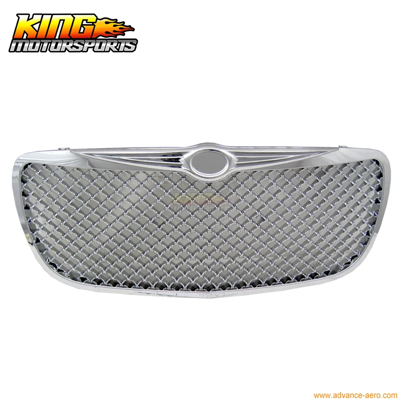 Подходит для 04-06 Chrysler Sebring сетчатая Передняя решетчатая решетка хромированный