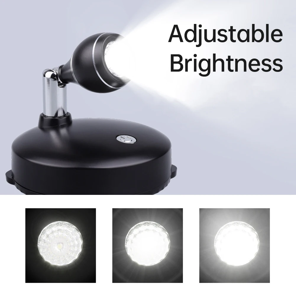 

LED Wireless Spotlights Ceiling Rotatable Light Battery Operated Cabinet RGB Wireless Display Spotlight Display Wall Light 2PCS