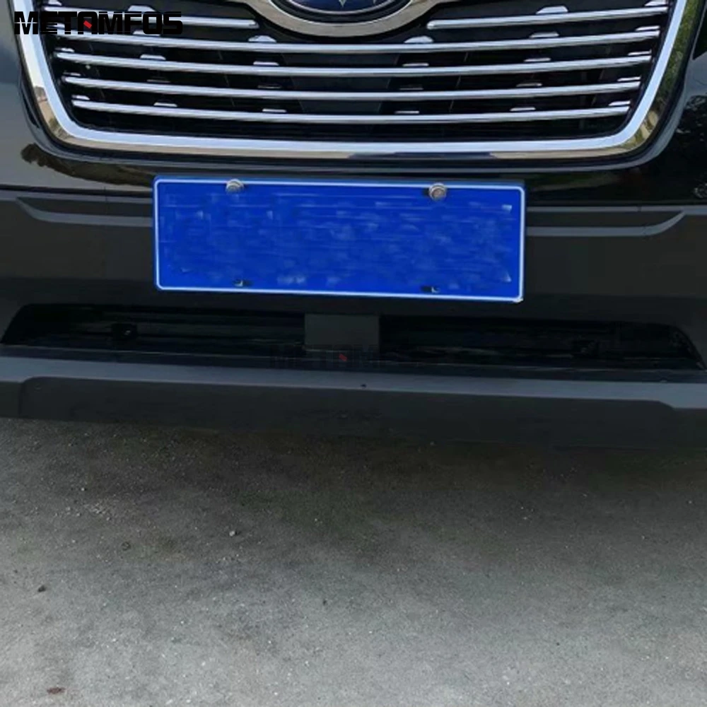 Для Subaru Forester SK Hybrid 2019 2020 Хром Передняя Центральная решетка гриля обшивка
