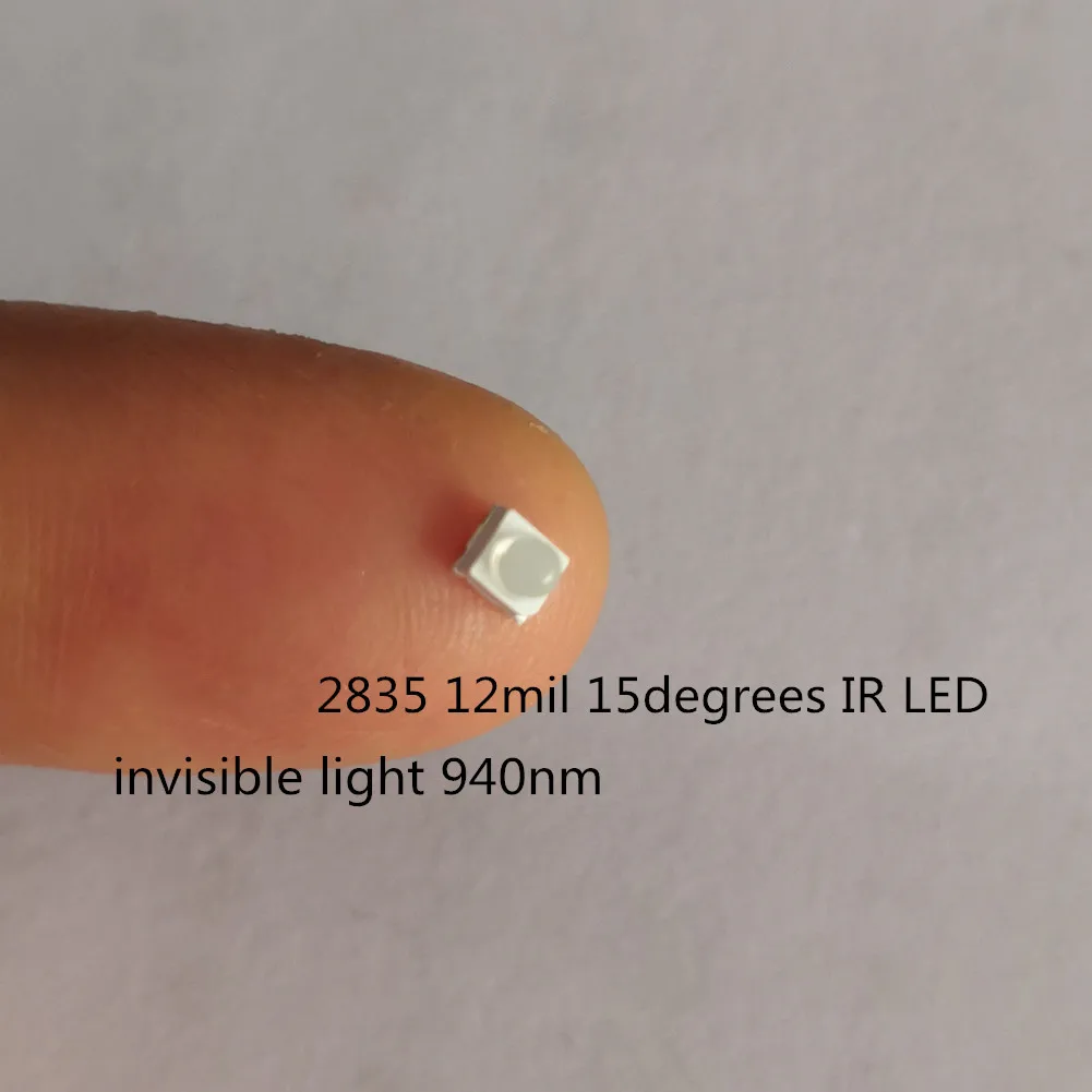 

0.2W 940nm Invisible Light SMD Infrared LED IR LED 12mil Application Security camera 2835 Surface Mounted Devices 15degrees