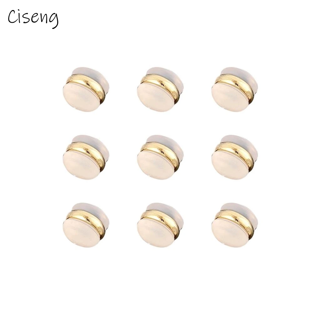 Ciseng 10 шт. Медь покрытием резиновая серьга серьги гвоздики задняя силиконовая