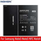 Оригинальный nohon Аккумулятор для samsung Galaxy Note 2 3 4 Note2 N7100 Note3 NFC N9000 Note4 N9100 N910X; по-настоящему высокое Ёмкость акумуляторная батарея