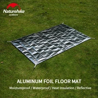 naturehike camping picnic mat outdoor waterproof pe aluminum foil tent mat folding beach floor mattress camp moisture proof mat
