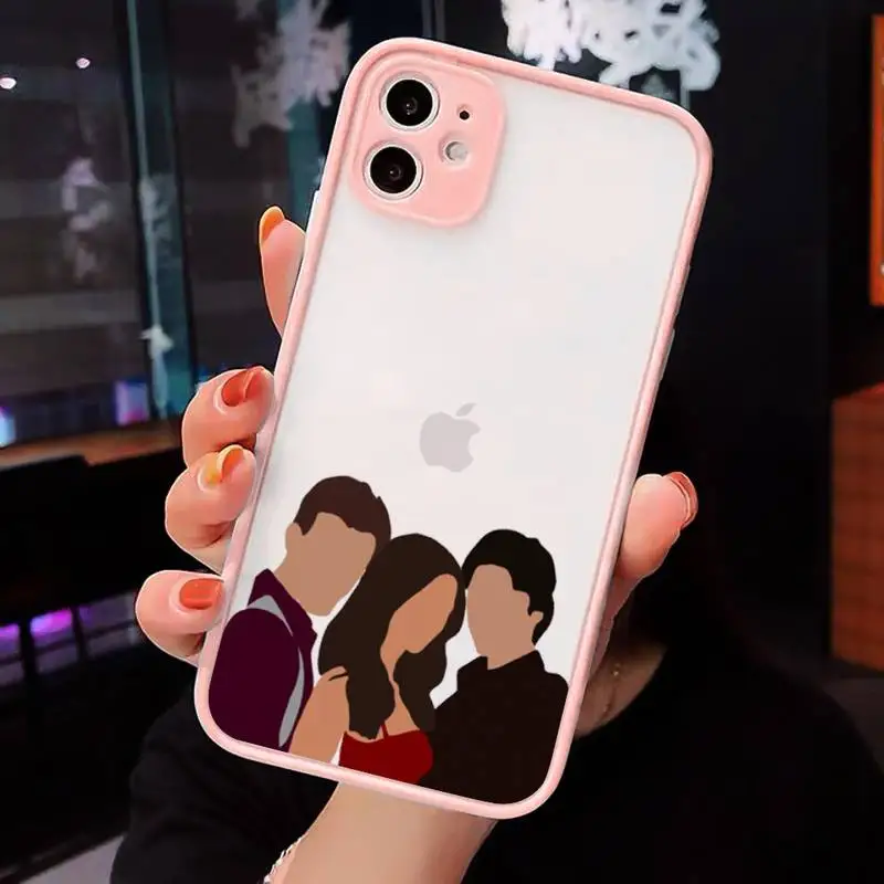 

the Vampire Diaries Phone Cases matte transparent For iphone 7 8 11 12 plus mini x xs xr pro max cover