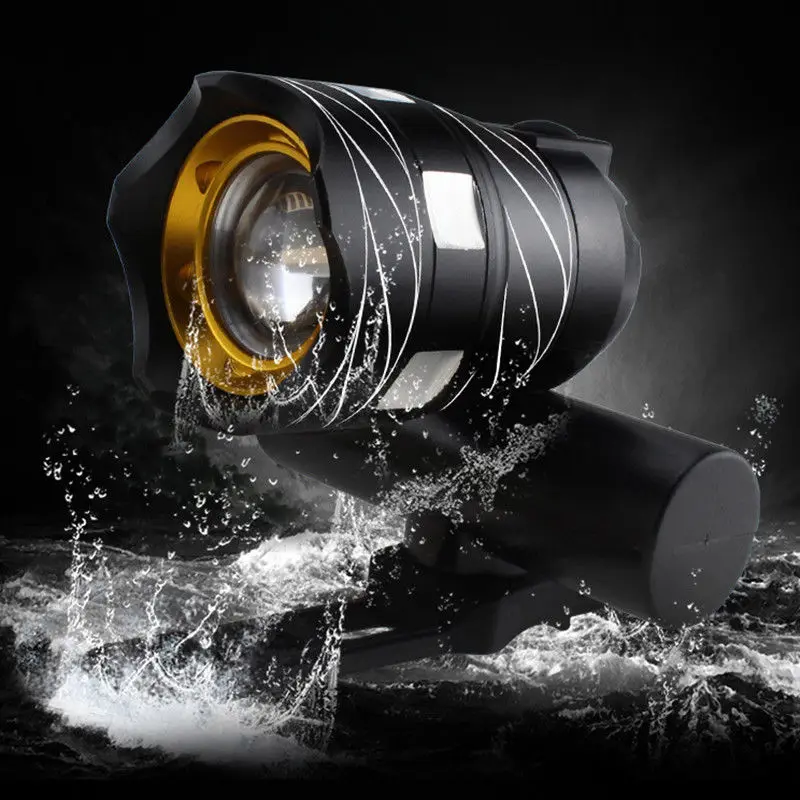 

USB Rechargeable T6 LED Waterproof Bicycle Bike Front Light Cycling Head Light Lamp