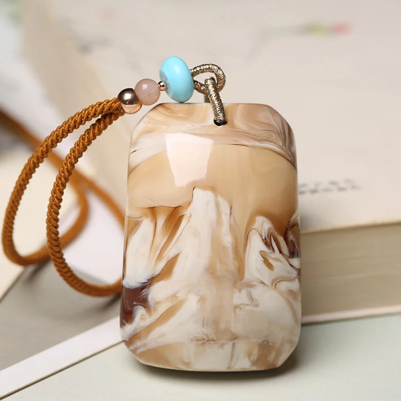 Бутик из Мьянмы подвеска genpo от бренда Wushi необработанного минерального воска