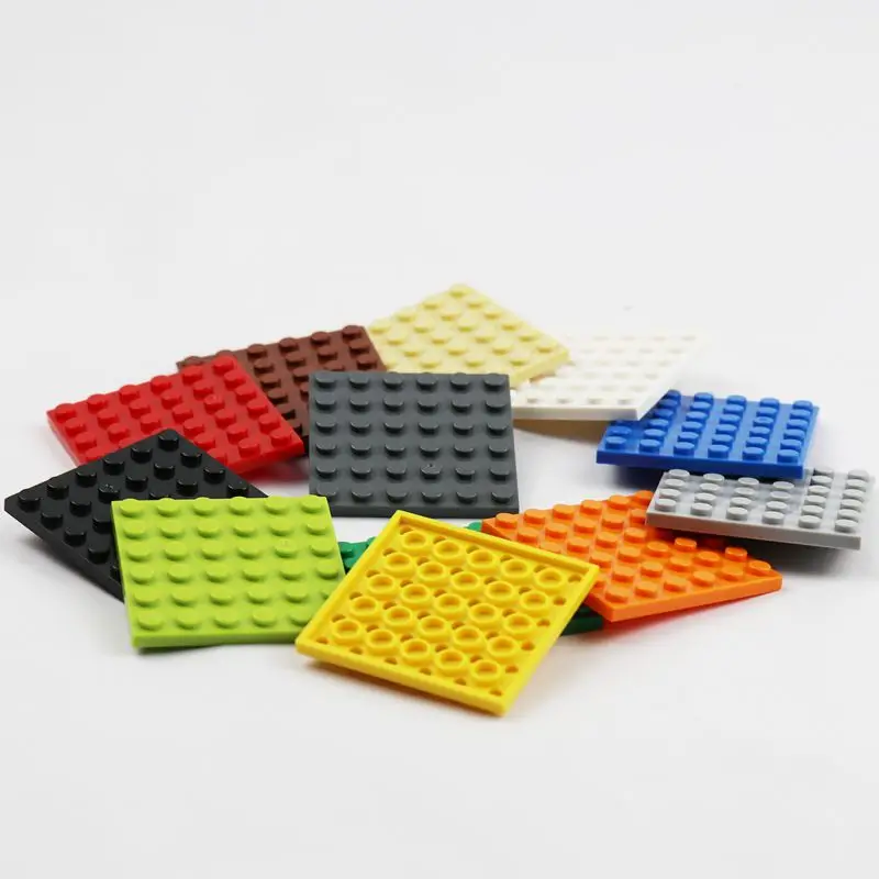 

10 PIECES Base Plates 6X6 Dots MOC Building Blocks Parts 3958 Creative Toys For Kids Technik Models Accessories Baseplates