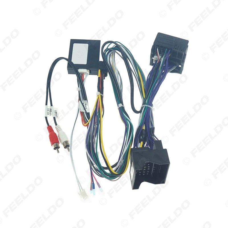 FEELDO автомобильный 6PIN Aftermarket Android стерео кабель питания адаптер с Canbus для Mercedes Benz