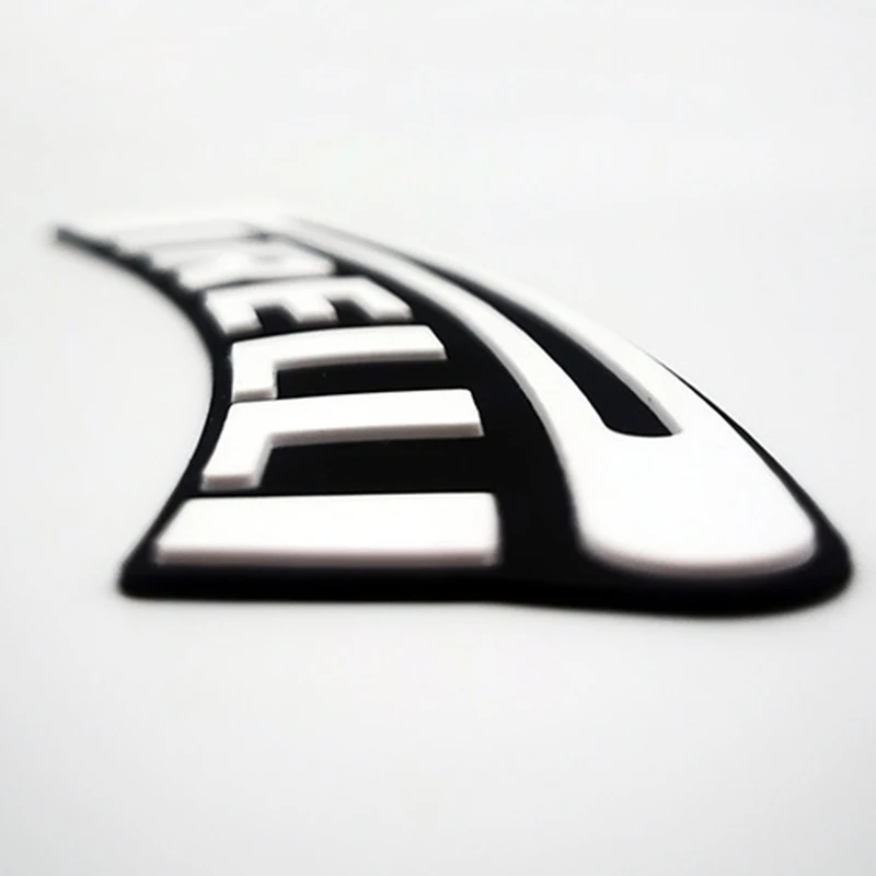 

8 Sets 3D Wheel Stickers Car Modification Universal Stickers Personalized Motorcycle Stereo Tire Decoration Letter Stickers