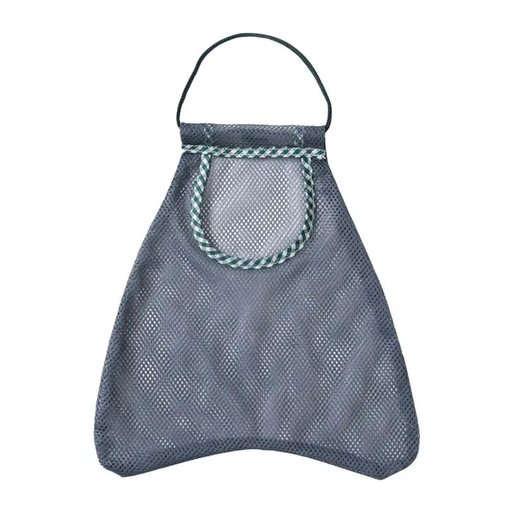

Comfortable Lightweight Washable Hanging Vegetable Net Bag Polyester Vegetable Net Bag Breathable for Shopping