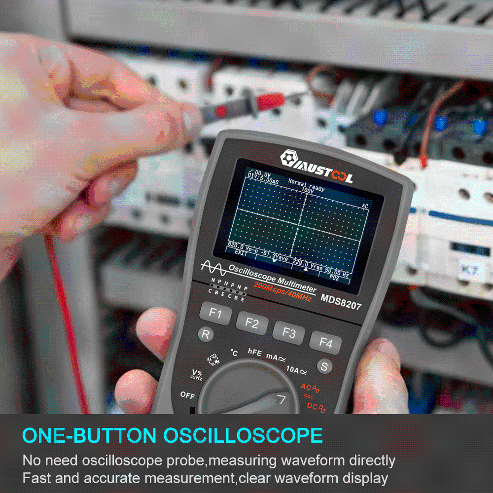 MUSTOOL MT8205 MT8206 MDS8207 MT108T MT110 2 в 1 цифровой Интеллектуальный Ручной осциллограф мультиметр AC/DC сопротивление