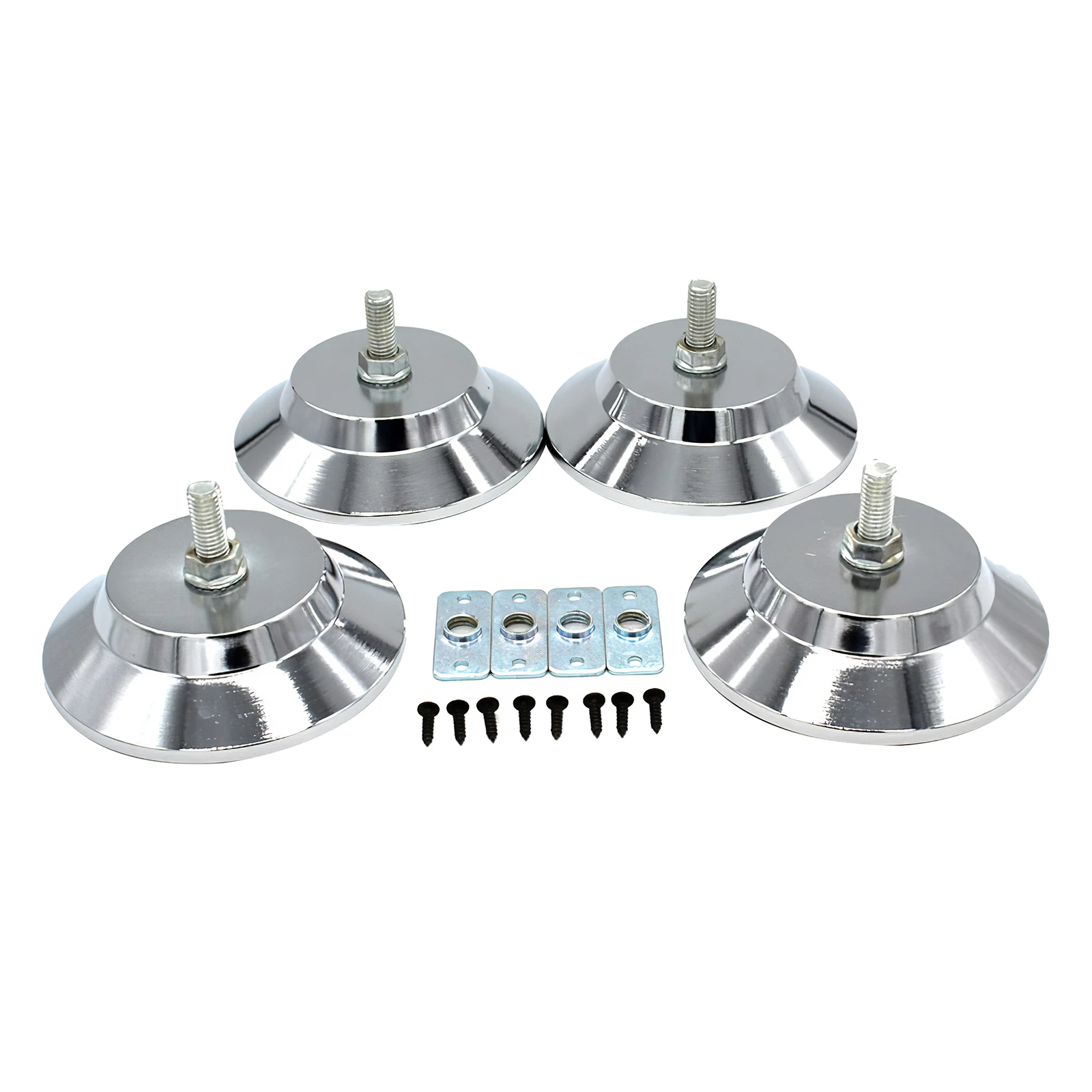 

4pcs Universal Pool Table Metal Table Leg Leveler Risers Heavy Duty Feets Anti Slip Cabinet Air Hockey For Football Leg Leveler