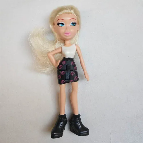 Клубничный торт dollsmcdonald's Product Bratz Кукла Принцесса Девочка 10 см Фигурки игрушки для детей - Цвет: Синий