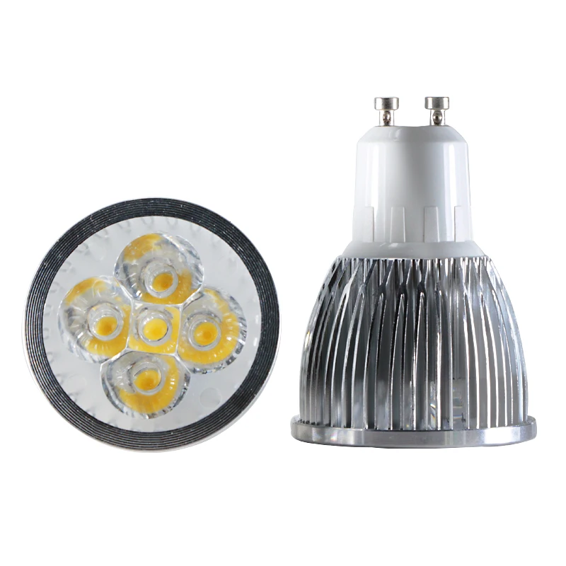 Bombilla led gu10 прожектор 5 Вт Супер Ac Dc 12 В 24 в алюминиевый корпус высокой мощности чип 580LM 12 24 вольтовая лампочка точечный потолочный светильник
